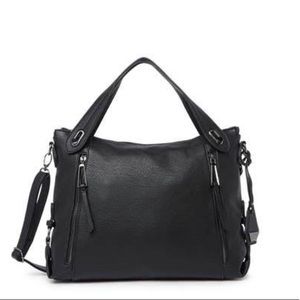 JESSICA SIMPSON black Satchel Bag
